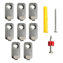 12PCS Wall Mount Hooks, Stainless Steel Hook, Heavy Duty Single Hole Hanger,  Hook T Shape