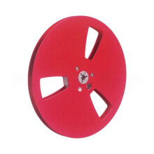 1/4 7 Inch Takeup Reel Empty Take Reel 3 Hole Wind Holes Open Reel Audio Tape Empty Reel for Reel to Reel Red