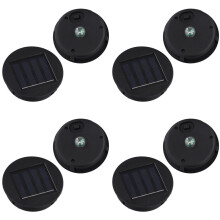 8 Pack Solar Lights Replacement Top Solar Panel Lantern Lid Lights , Lantern Light Replacement , Garden Patio Decor