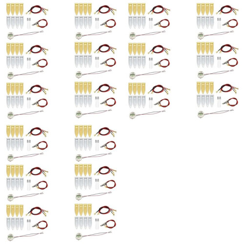Fruit Battery Science Experiment Kit for Home Teaching Toy, Lemon Potato Battery Physics Teaching Experiment 18 Sets 1