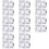 16pcs ECG 7 Step Ruler,ECG 7 Step Ruler for ECG/EKG Interpretation,ECG Reference Guide Ruler,EKG Calipers Measuring Tool 1