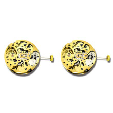 2X Gold Skeleton 2004 Movement Ordinary Pendulum Adjustment Radiation Pattern Fully Automatic Watch Movement