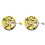 2X Gold Skeleton 2004 Movement Ordinary Pendulum Adjustment Radiation Pattern Fully Automatic Watch Movement 1