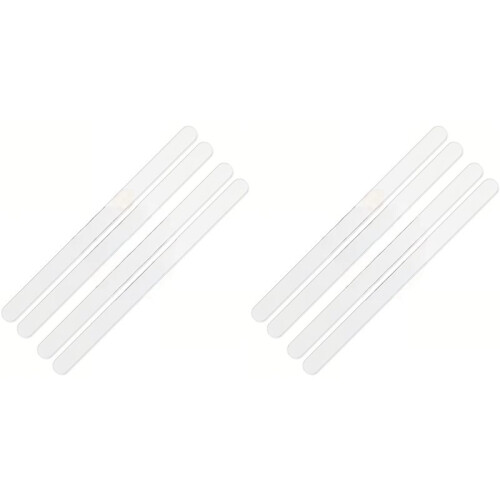 8PCS Replacement Strips for Bedsheet Holder, Replacement Straps Compatible with Most Lock Sheet Holders(Clear)