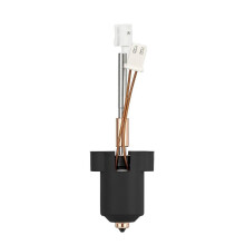 For K1C/K1MAX Hotend Thermistor Cartridge Sensor Ceramic Heating Block Kit High Flow Blackhead Nozzle 0.6mm