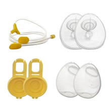 For Medela Xpress Cup Xiangyun Hands‑Free Breast Pump Milk Collection Cup Membrane Flange Cover Tubing Replacement Parts