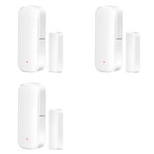3X Zigbee Dörrsensor Fönstersensor Tuya Dörröppnardetektor Trådlös Dörrsensor Larm för Hemsäkerhet och Automation