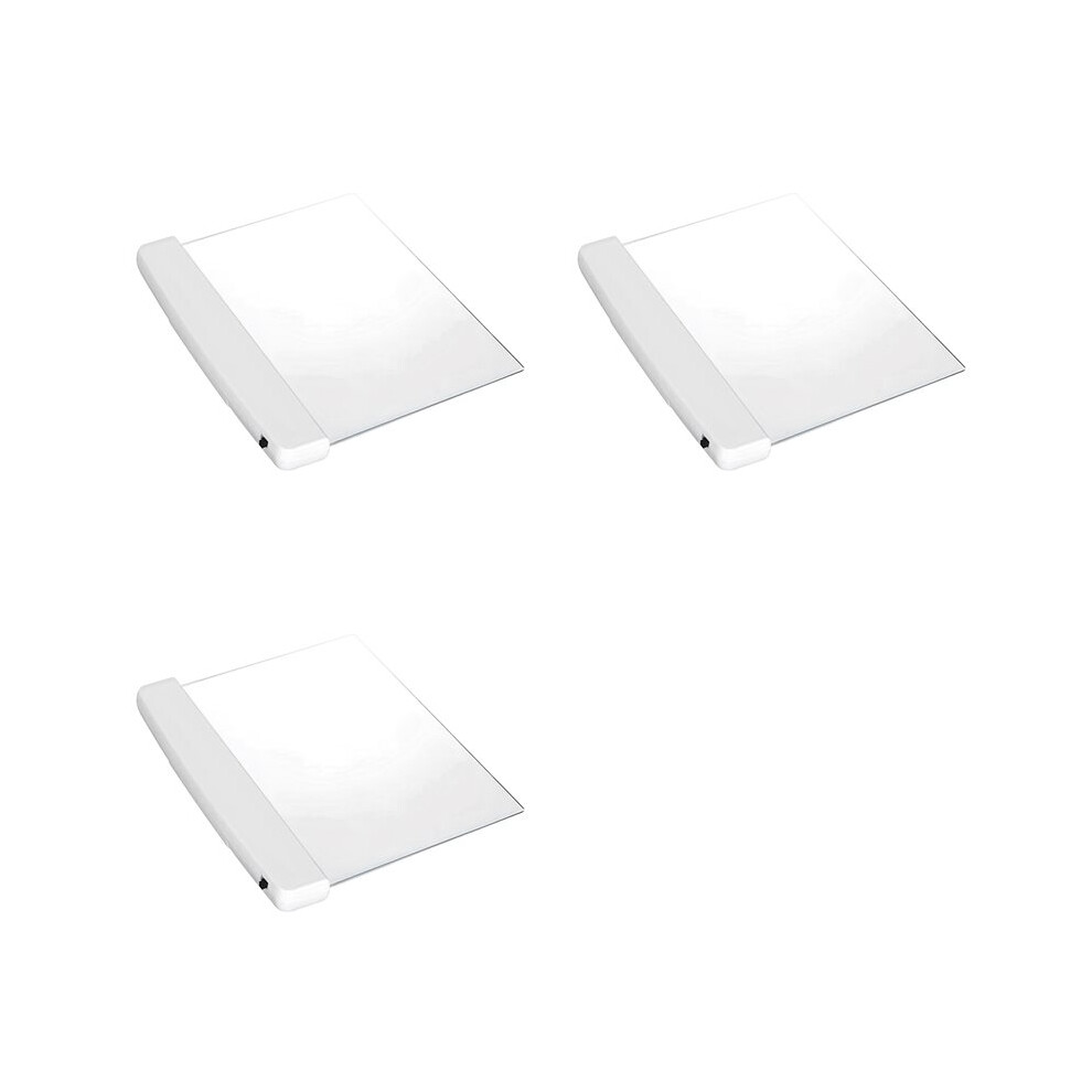 Photos - Battery 3X LED Flat Panel Night Vision Reading Light, Eye Protection Reading Light Student Night Reading Light White