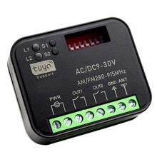 För RX-MULTI Tuya Universal 433MHz 868MHz WIFI Grind Fjärrkontrollsmottagare 2CH 300-868MHz Kontroller