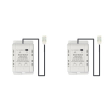 2X WiFi Temperature and Humidity with 1M Sensor EWelink 20A Temperature Humidity Supports Voice Control