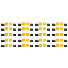 20Pair MR60 MR 60 Fireproof Female Male Three-Core Connector with Sheath 3.5mm Brass Gold Plated for Lipo ESC RC Model