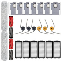 Voor Qrevo Curv 2 Flow Vervangingsonderdelen Kit: Borstels, Filters, Moppen, Zakken