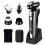 Barbeador elétrico sem fio 5 em 1 com base, aparador multifuncional de cabelo e barba. 1