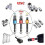 12Pcs Right Angle Drill Attachment Set with Hex Socket Adapters and 105 Angle Drill Adapters 7