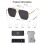 Ανδρικά γυαλιά ηλίου Aviator, προστασία UV400, κλασικό στυλ για οδήγηση και υπαίθριε 4