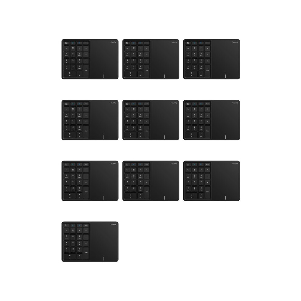 10X Usb+ Numeric Keypad With Touchpad Wireless Digital Keyboard With 22 Keys Number Keypad 4711429066718