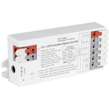 MiBOXER Zigbee 3.0+2.4G Tool-Free Instant Wiring LED Controller E3-ZR for Single Color/Dual White/RGBW/RGBCCT DC12-24V