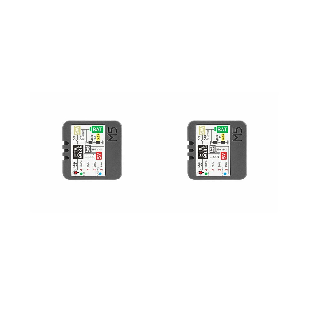 2X M5stack Battery Base 200Mah Rechargeable Battery For Iot Devices Portable Tomic Battery Base 4711404518928