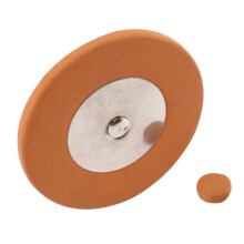 100 Pcs Professional Leather Tenor Saxophone Pads Orange Sax Pads Replacement Woodwind Musical Instruments Parts