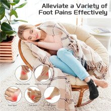 2X Nachtschiene Gegen Plantarfasziitis, Unisex-Socke für Plantarfasziitis, mit Massageball Zur Linderung Von Fußschmerzen, Stretchgurt