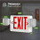 2X LED Exit Sign with Emergency Lights,Adjustable LED Emergency Exit Lights with Battery Backup,Exit Sign for Business 7