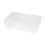 4X Plastic File Organizer Transparent Square Storage Box Storage Box File Storage Box S 2