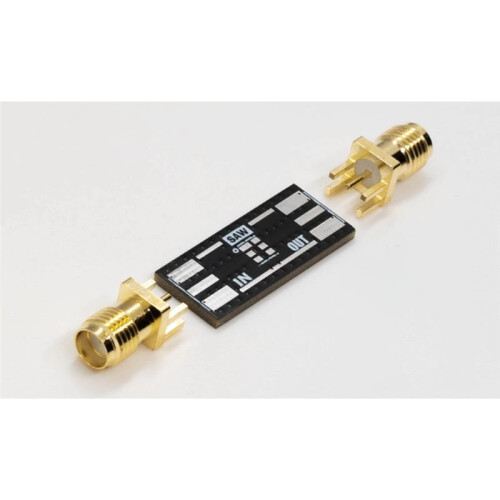 SAW Filter Test Board (Positive Pin), Empty Board, SMD Bandpass Acoustic Meter Filter Test PCB,Small Board,for RF Board 1