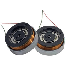 2PCS 14.5mm Round Bone Conduction 8Ohm Speaker Driver Helmet - Enhanced Bass & Clear Audio Quality