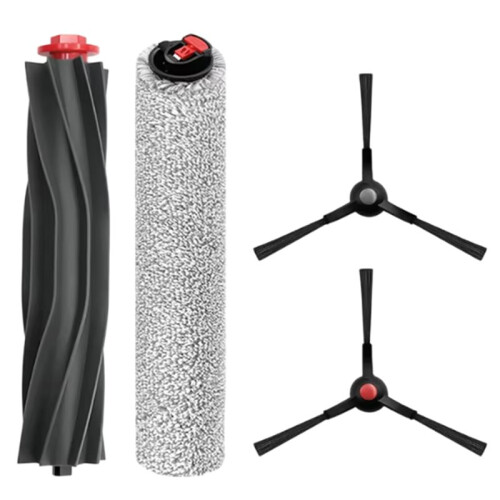 For  Omni S1 Pro /  Omni S1 Vacuum Cleaner Main Side Brush Roller Mop Replacement(4pcs)