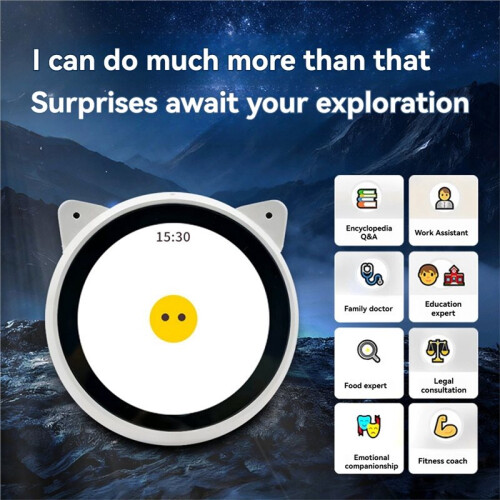 EchoEar AI Voice Chat Robot ESP32-S3 Development Board Situational Dialogue/Early Childhood Learning A 1