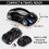 Black Portable Wireless Car Mouse, USB Receiver, 1600DPI Optical, Ergonomic  Computer Mouse, for Laptop, PC, Tablet 6