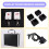 Stage Electronic Sprayer Equipment Bar Wedding Performance Props Starlight Waterfall Machine, 2 Control+4 Base EU Plug 7