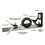 Square Ruler Set Kit 300mm (12inch) Adjustable Engineers Combination Try None Right Angle Ruler with Spirit Level 4