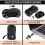 Black Portable Wireless Car Mouse, USB Receiver, 1600DPI Optical, Ergonomic  Computer Mouse, for Laptop, PC, Tablet 2
