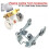 2pc PT-31 -40 Roller Guide Wheel Plasma Cutter Cutting Torch Welding Accessories Plasma Cutting Torch Metal Processing 3