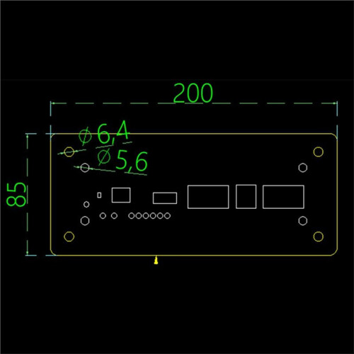 For JIKONG BMS CAN RS485 Communication Interface Board with Mounting Panel 2