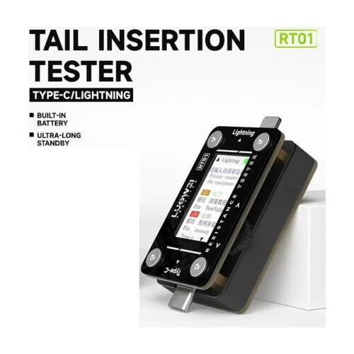 LUOWEI LW-RT01 Charging Port Tester for Phone Type-C Dock Connector Check Automatic Scanning Detection Repair Tool 1