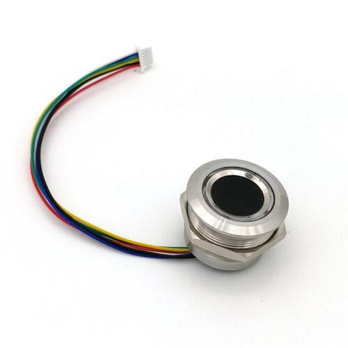 3X R503 Round RGB Ring Indicator LED Control DC3.3V MX1.0-6Pin Capacitive Fingerprint Module Sensor Scanner, 19Mm 1