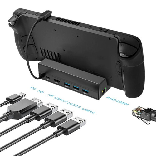 Docking Station for , 7-in-1  Dock Game Console Dock Handheld  Docking Station 2