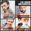 Barbeador elétrico sem fio 5 em 1 com base, aparador multifuncional de cabelo e barba. 5