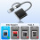 Type A Card Reader USB 3.2 Gen2 10Gbps, 2-in-1 USB-C & USB-A CF Express Type A Adapter, Not for XQD 3