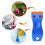 Plastic  Blade Scraper, 8Pcs Scraper Tools with 200 Pcs Plastic Blades, Double   Scraper Cleaning Remover 8