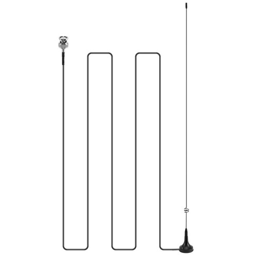 Bnc-M Uhf + Vhf Auto Antenne Für Nagoya Ut-108Uv