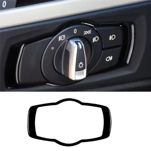 Car Headlight  Button Trim Frame Car Interior Accessories for  3 Series E90 2008-2012 1
