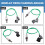 LFBL-18-8G1 Car Oxygen Sensor O2 Sensor for  3 5 1.8L 2.0L 2007-2012 LFBL188G1 6
