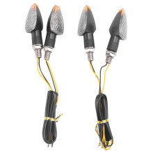 4 Pieces Motorcycle Indicators Flowing Turn Signal Lights 14 LED 12V Motorbike LED Indicator Blinker Amber Lamp