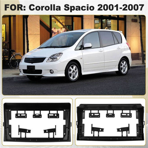 Adaptador de Painel de Carro de 9 Polegadas para Rádio Android Kit de Painel de Montagem para   Spacio 2001-2007 LHD 1