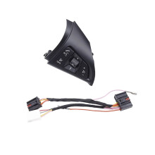 Car Steering Wheel Right Button Audio Volume Media Button with Wire Harness for Cruze 2009-2015