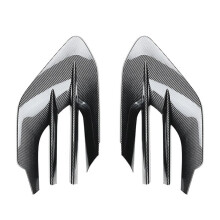 For GLE Class W167 C167 GLE450 AMG 2024+ Front Bumper Fog Light Air Vent Grille Cover Trim Carbon Fiber