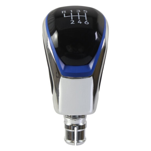 For   8 Manual Shift Knob Cover 5/6 Speed Genuine Leather Gear Shift   Electroplating 6 Speed